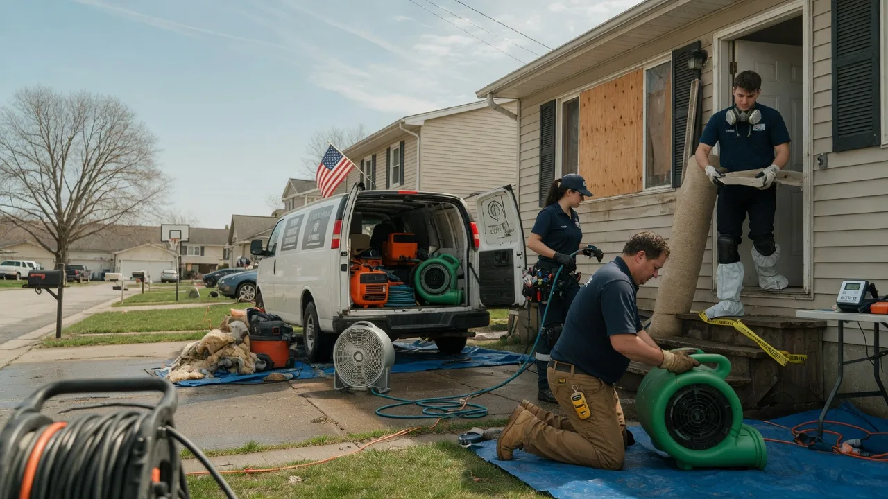 Water Damage Restoration in Mullinville, KS near me